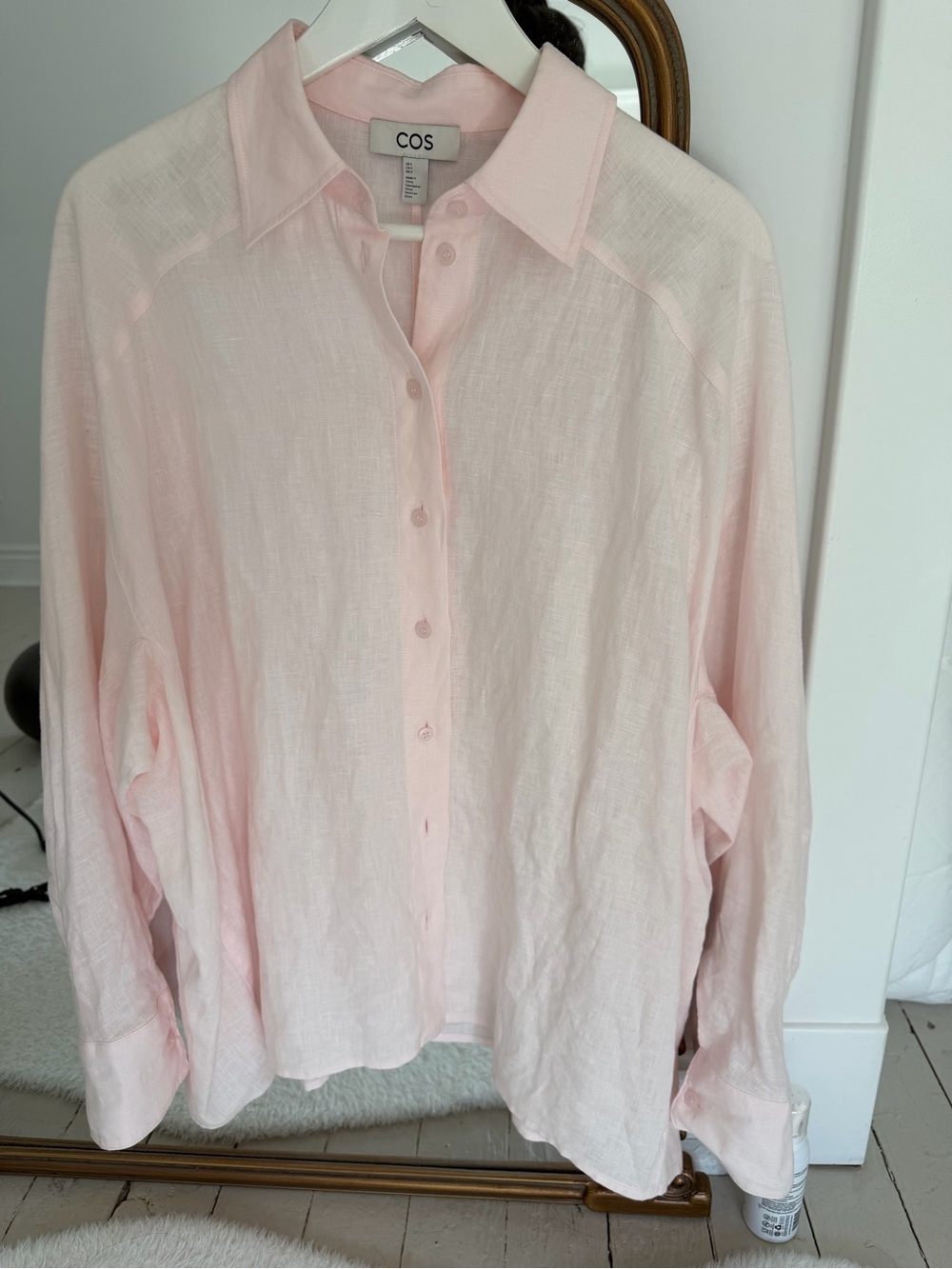 COS Light Pink Linen Shirt